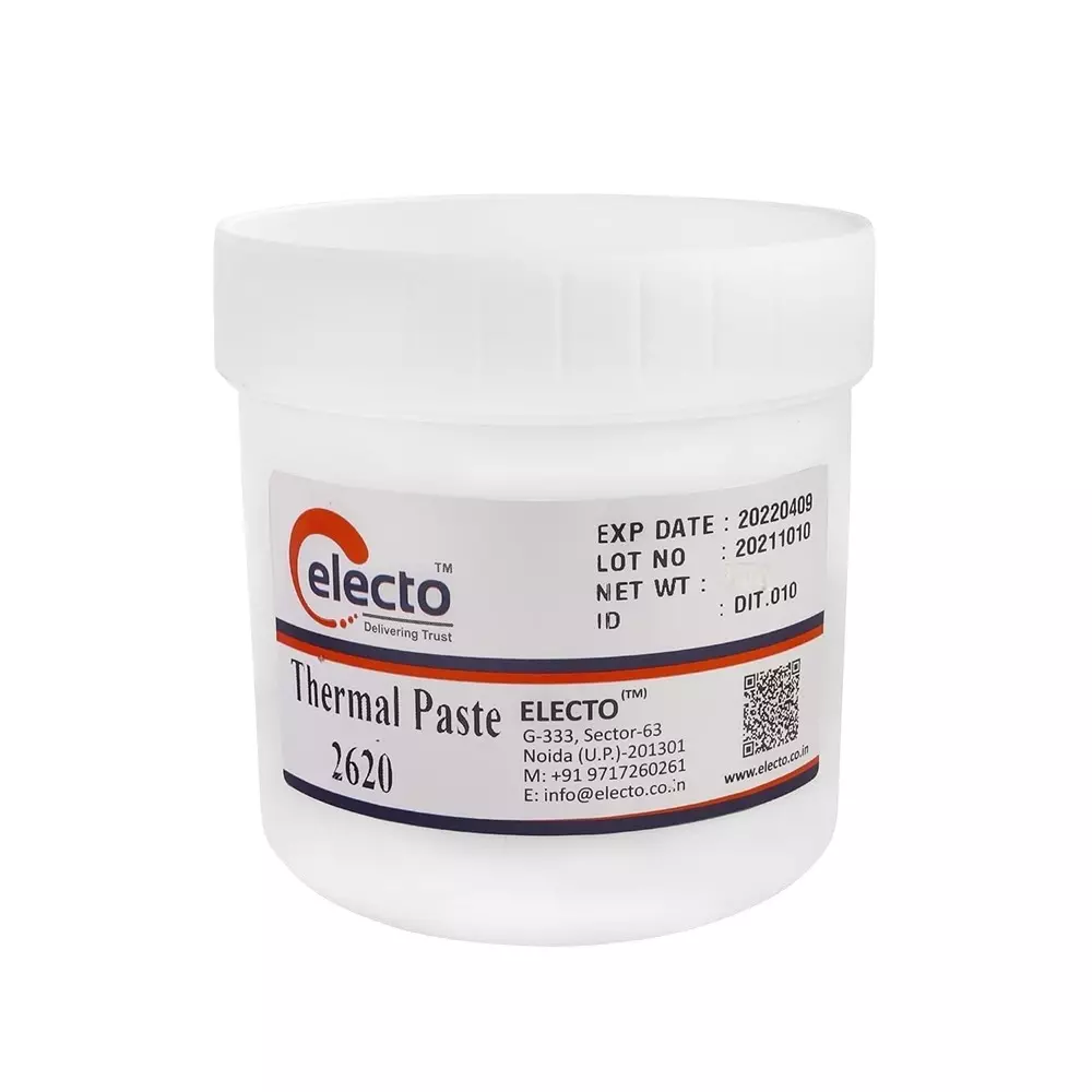 Electo 2620 Thermal Grease Paste White 2 TC Paste Item Form 100 g Container Packaging Type ‎Thermal Paste