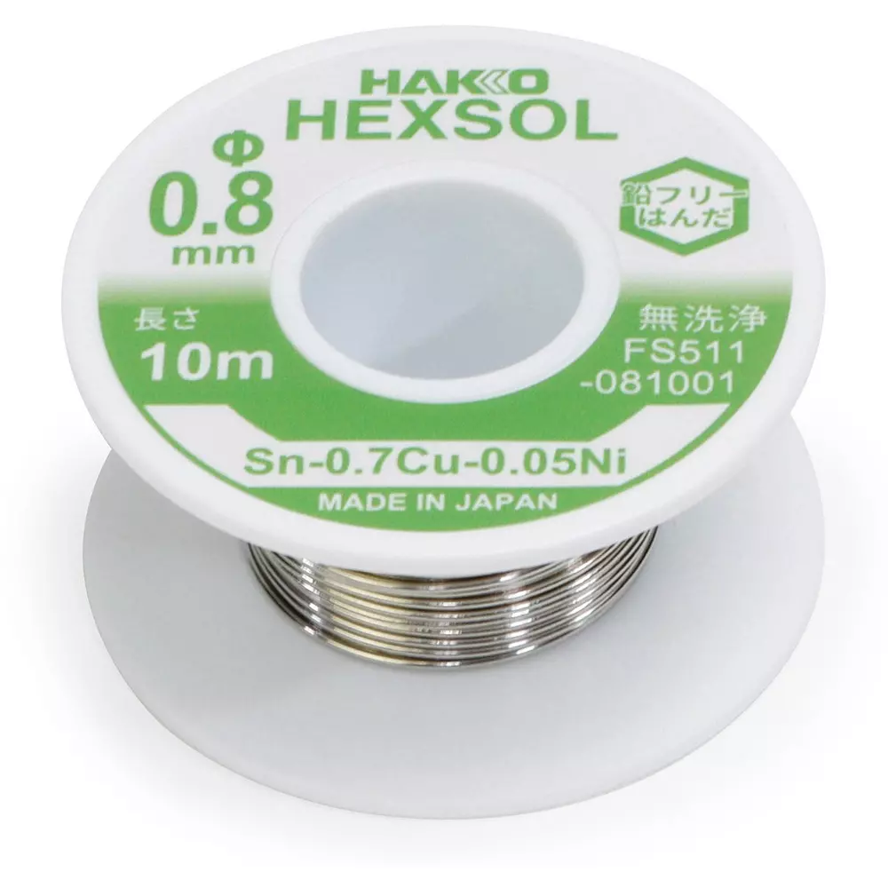 hakko-lead-free-eutectic-solder-fs-511-series-flux-included-rom1-10-m-length-fs511-081001
