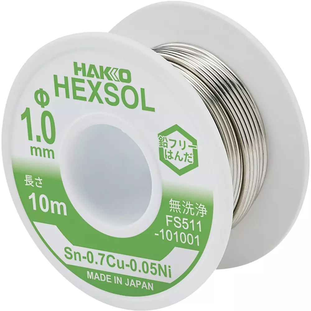 hakko-lead-free-eutectic-solder-fs-511-series-flux-included-rom1-10-m-length-fs511-101001