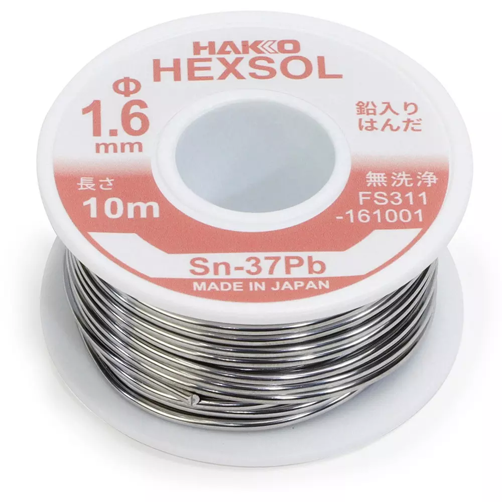 hakko-lead-containing-eutectic-solder-fs-311-series-flux-included-rom1-10-m-length-fs311-161001