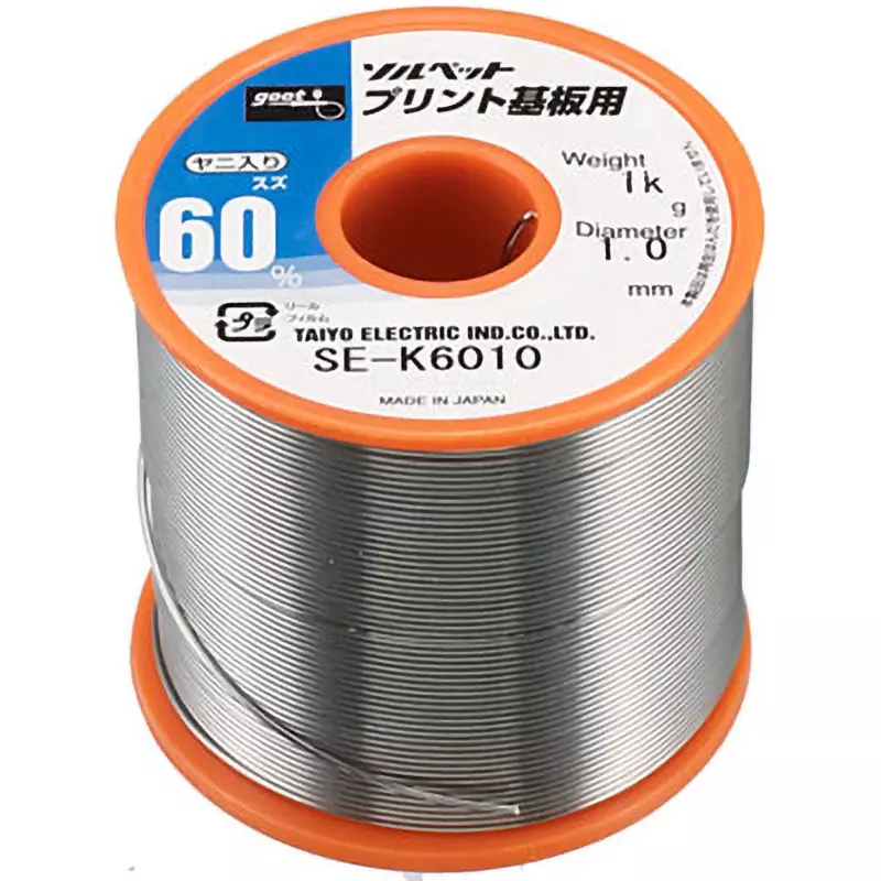 Goot Reel Winding Solder 1 mm Wire Diameter, SE-K6010 (1 Roll)