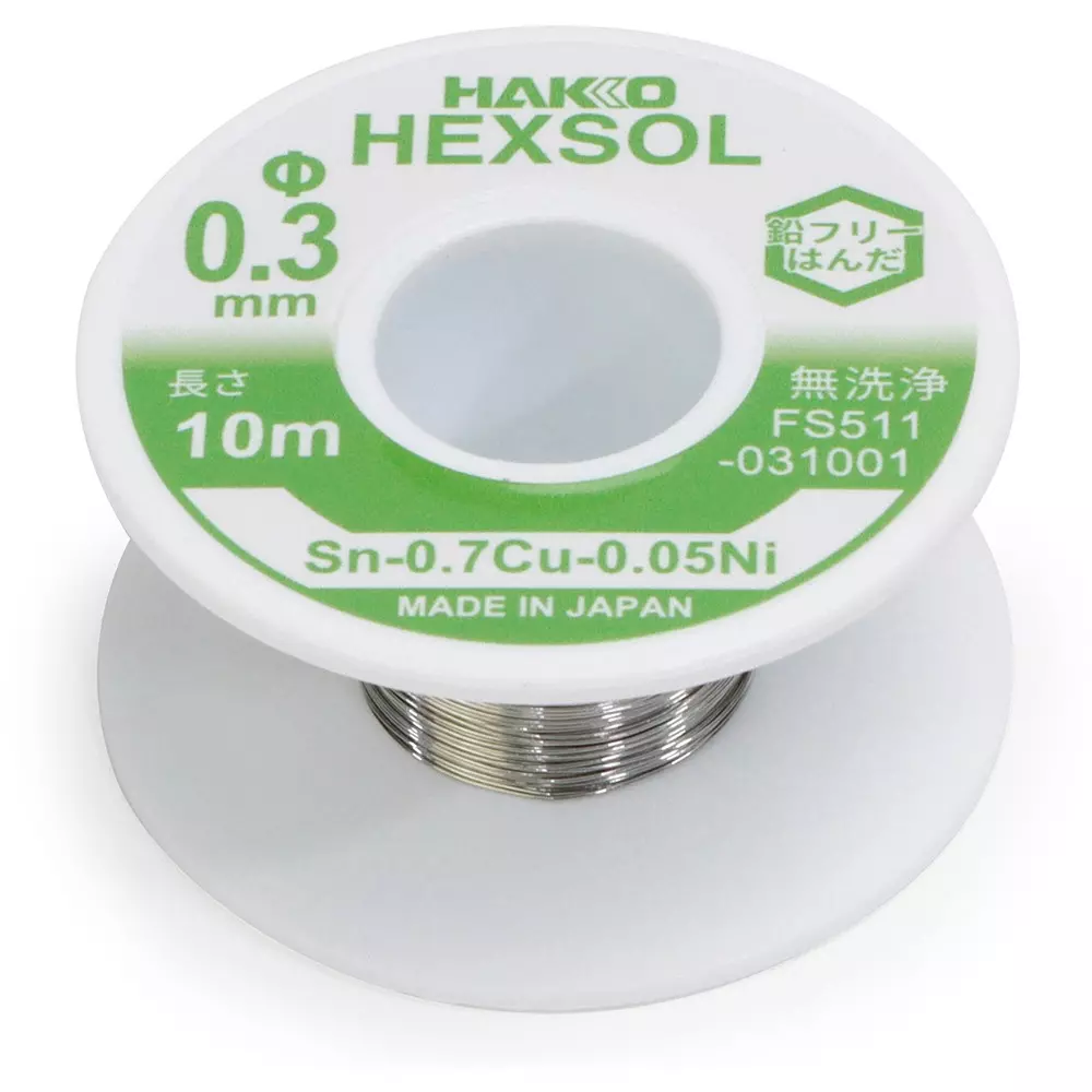 hakko-lead-free-eutectic-solder-fs-511-series-flux-included-rom1-10-m-length-fs511-031001