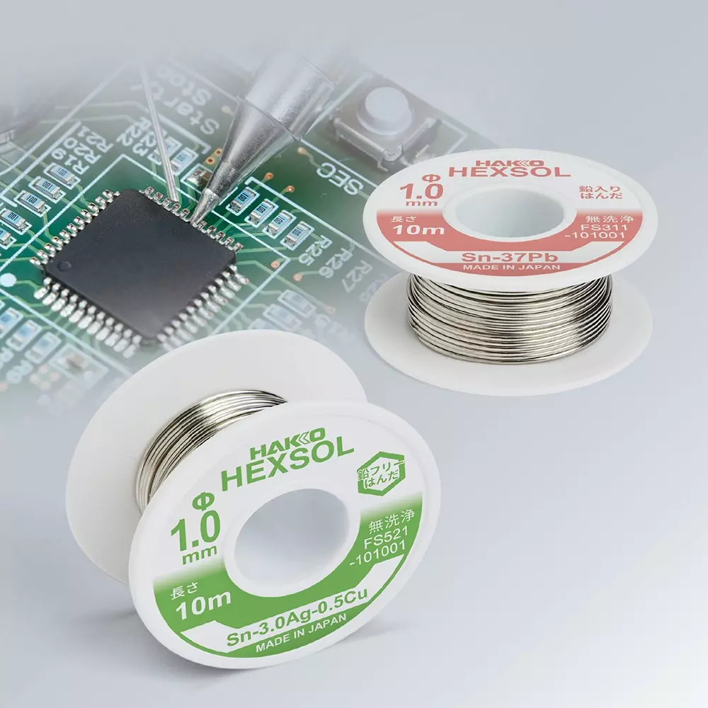 hakko-lead-free-eutectic-solder-fs-511-series-flux-included-rom1-10-m-length-fs511-031001
