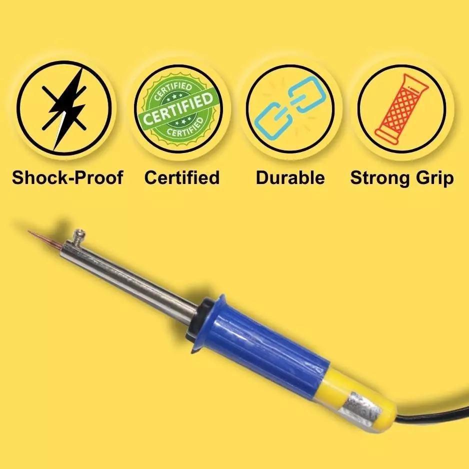 Vtronix 8 W Soldering Iron Kit with Fast Heating & Heat Resistant Handle