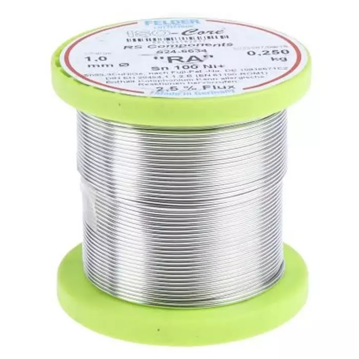 Felder Lottechnik Wire 1 mm Lead Free Solder 227°C Melting Point, 551894102037