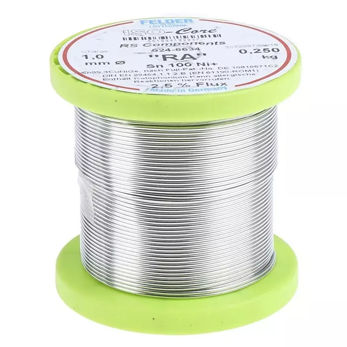 Felder Lottechnik Wire 1 mm Lead Free Solder 227°C Melting Point, 551894102037