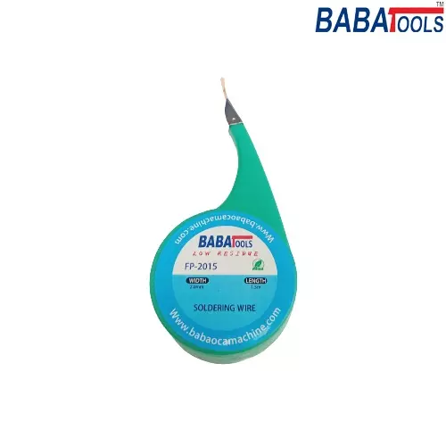 BABA TOOLS Desoldering Wire 1.5 mx2 mm Oxide-Free Braided Copper, FP-2015