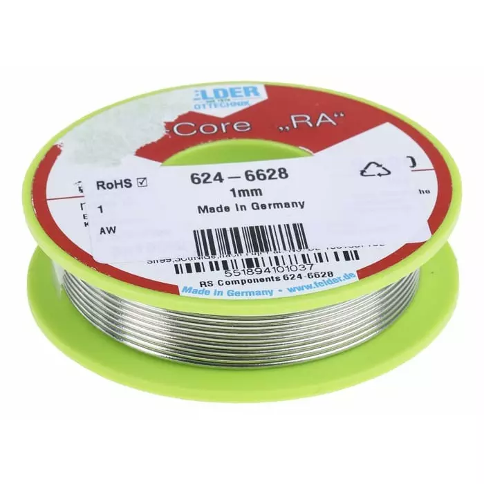 Felder Lottechnik Wire 1 mm Lead Free Solder 227°C Melting Point, 551894101037