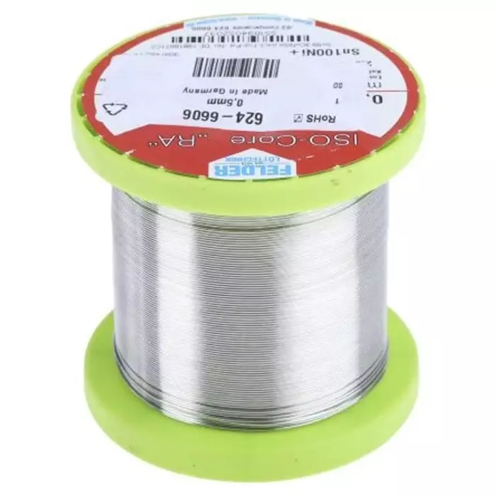 Felder Lottechnik Wire 0.5 mm Lead Free Solder 227°C Melting Point, 551894052037