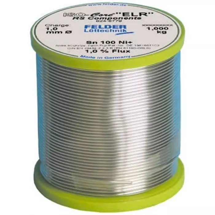 Felder Lottechnik Wire 1 mm Lead Free Solder 227°C Melting Point, 5540941040 1037
