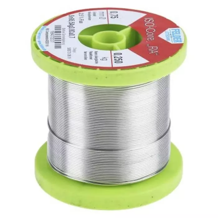 Felder Lottechnik Wire 0.75 mm Lead Free Solder 217°C Melting Point, 18.840.72037