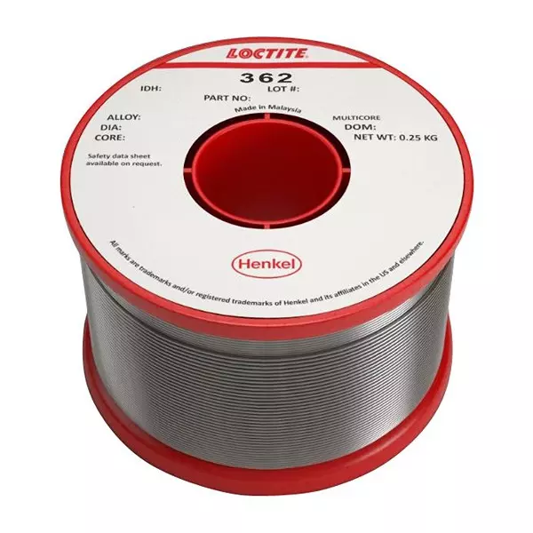 MULTICORE / LOCTITE Solder Wire, 60/40, 0.56mm, 250G, D624 250G REEL