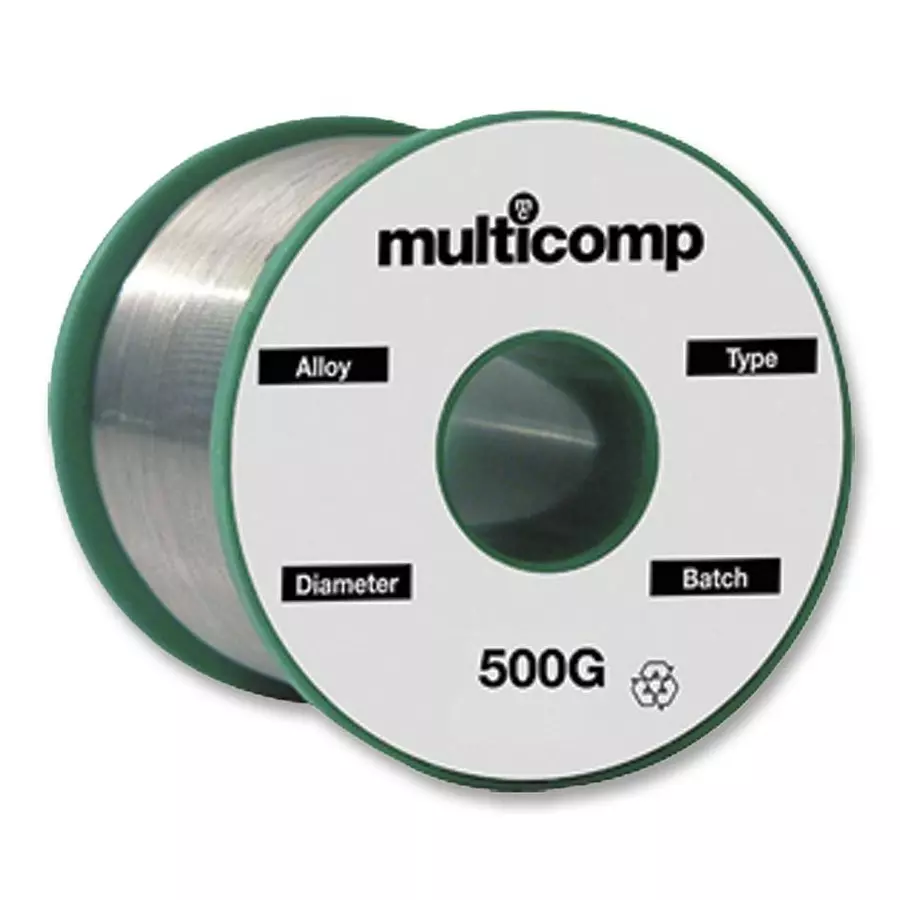 MULTICOMP Solder Wire, Lead Free, 0.7mm, 500G, 507-1422