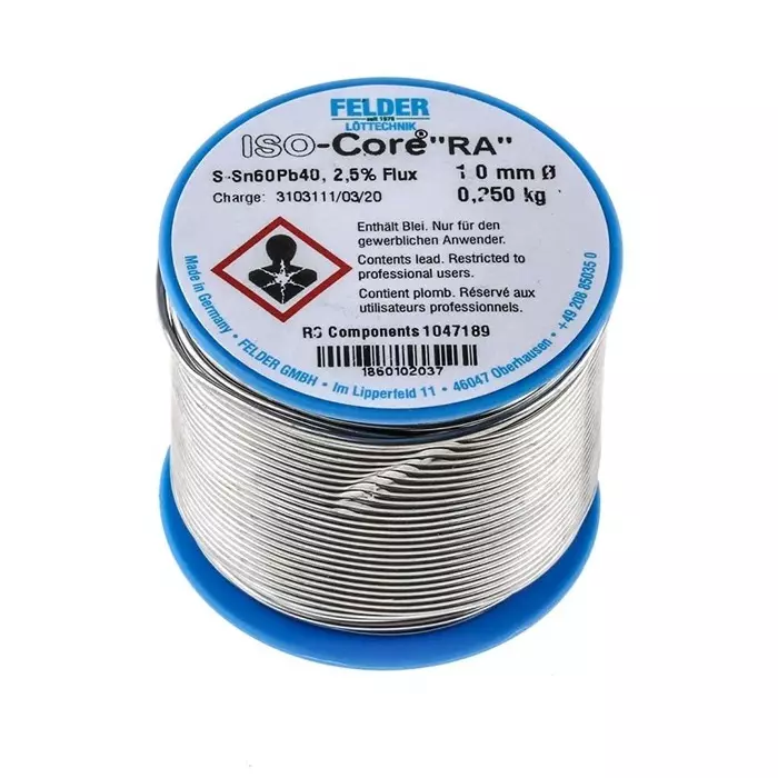 Felder Lottechnik Wire 1 mm Lead solder 183°C Melting Point, 18.601.02037