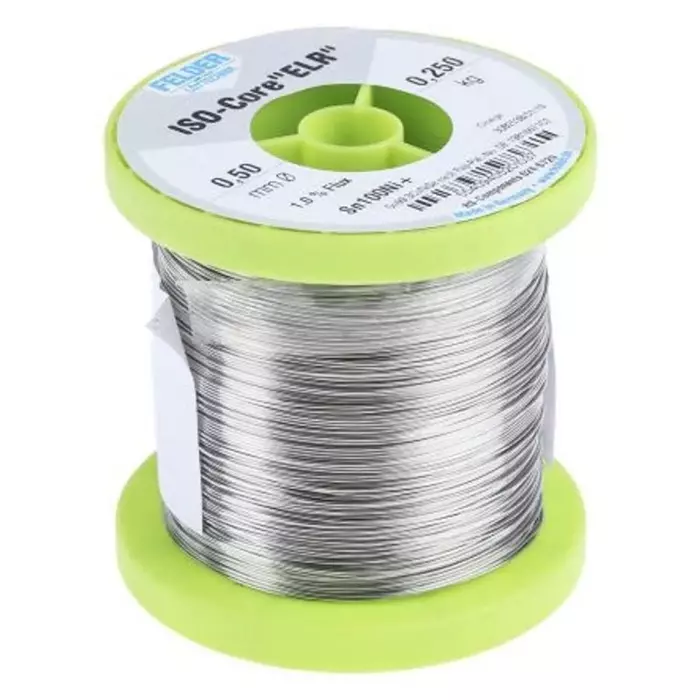 Felder Lottechnik Wire 0.5 mm Lead Free Solder 227°C Melting Point, 5540940520 1037