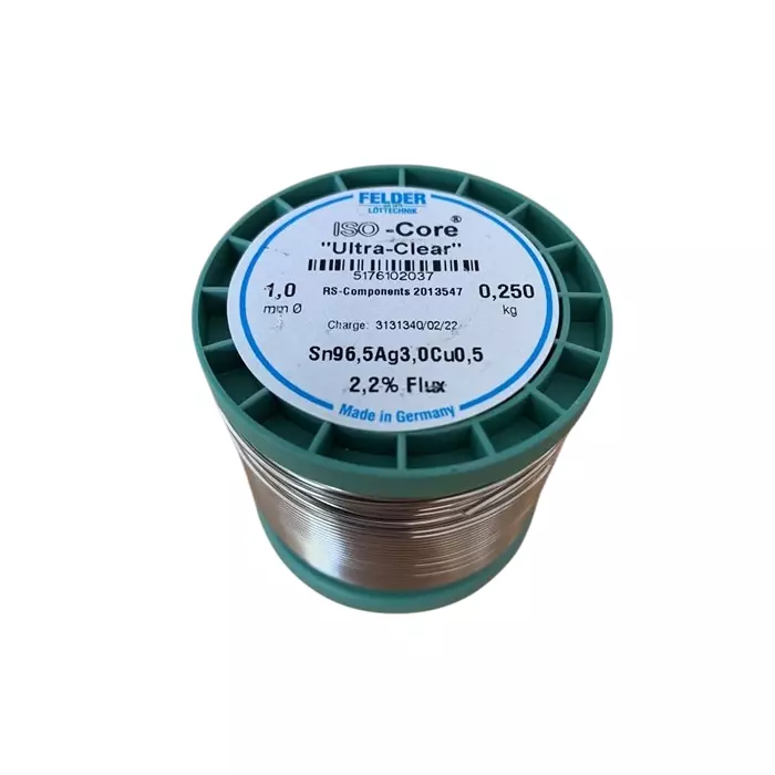 Felder Lottechnik Wire 1 mm Lead Free Solder 217°C Melting Point, 51761020 37