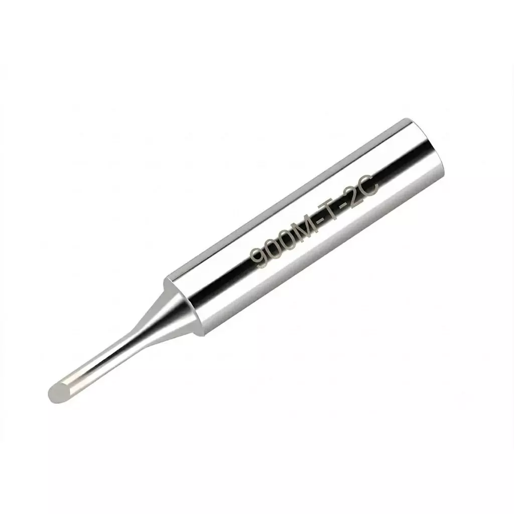 BEETECH Soldering Bit 2.0 mm Tip Size and Bevel/Hoof Tip Shape for Soldering Iron, 900M-T-2C