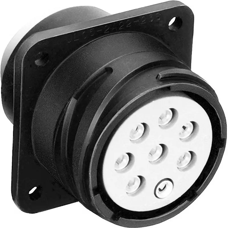JAE Circular Connector 19 Pole 5000 mΩ Insulation Resistance, JL05-2A18-19ASC-F0-RK (5 Pcs)