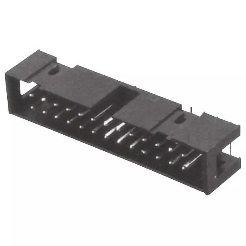 JAE Board To Wire Connector Ps Series Box Type Pin Header Right Angle Through Hole Type, PS-10PE-D4LT1-B1E