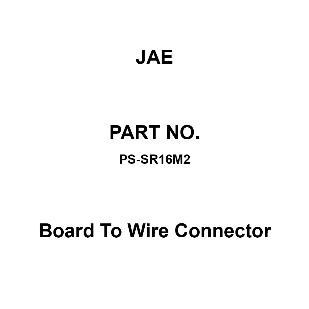 JAE Board To Wire Connector 2.54 mm Pitch Ps Series MIL Type Strain Relief Socket For Strain Relief, PS-SR16M2