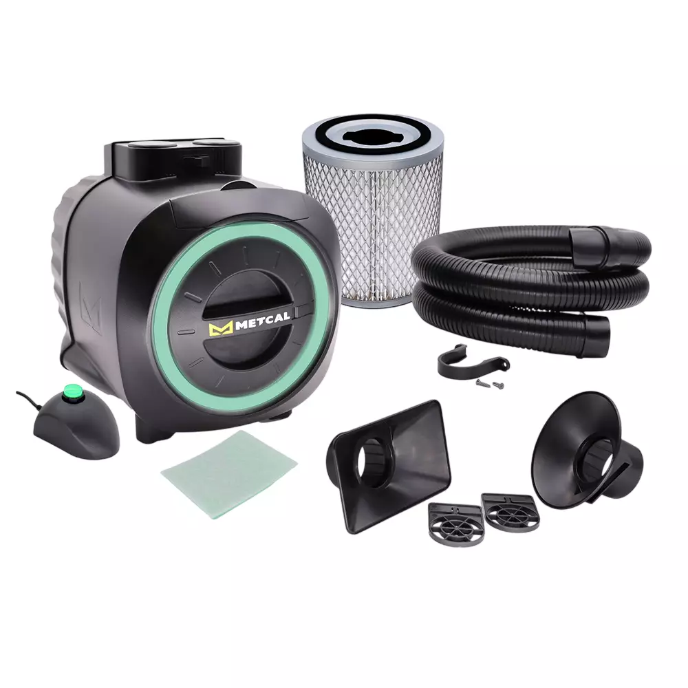 METCAL Fume Extraction System Kit 1 Phase 150 W Power 45 cfm Flow Rate, BVX-250-KIT