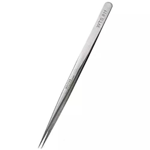 SCHOFIC Non Magnetic Precision Tweezer ‎Silver, ‎S11 (Pack of 25)