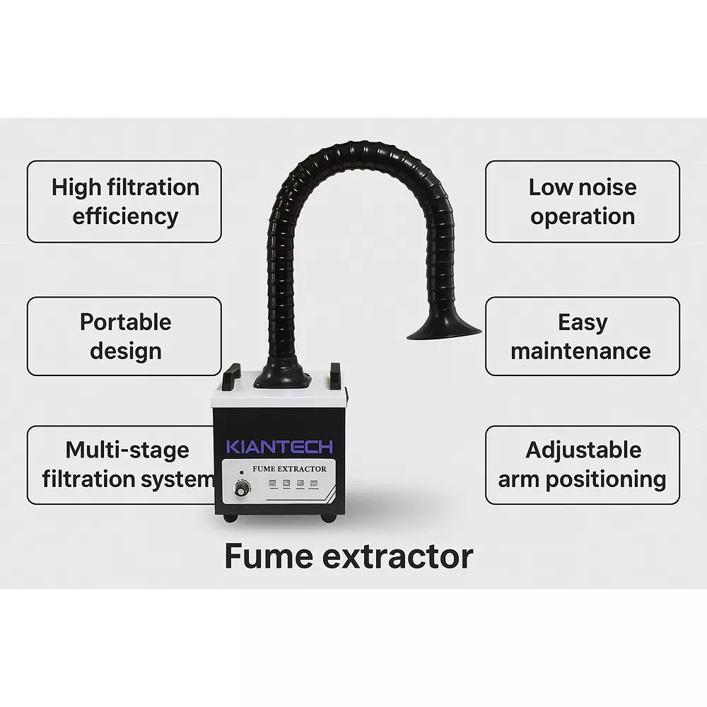 NVEE1 KianTech Fume Extractor 35 W 110/220 V 138 m³/h, FE 1030S