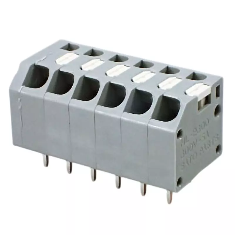 Sato Parts Screwless Terminal Block For Printed Circuit Board Ml-2300, ML-2300-6P