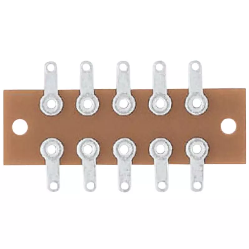 Sato Parts Rug Plate 5 Pole 100 mΩ or More (DC100V) Phenol Laminate (UL94HB), L-3522-5P (20 Pcs)