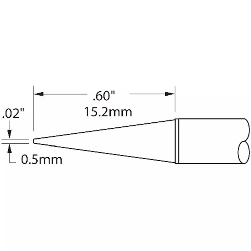 METCAL Chip Cartridge B type 0.5x15.2 mm Standard, CVC-7CN0005A