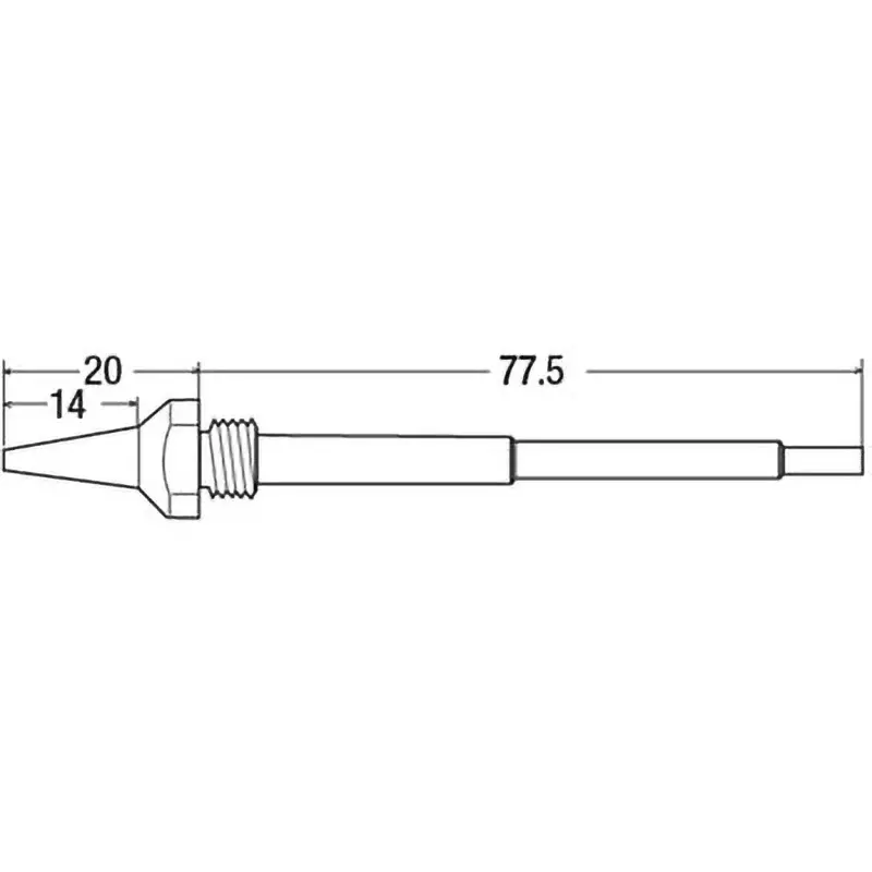 Goot Soldering Iron Replacement Nozzle for TP-100, TP-200AS, TP-100N-S8