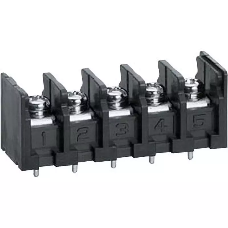 Sato Parts PCB Terminal Block ML-250 5 Pole 1000 mΩ or More (DC500V), ML-250-S1BYF-5P