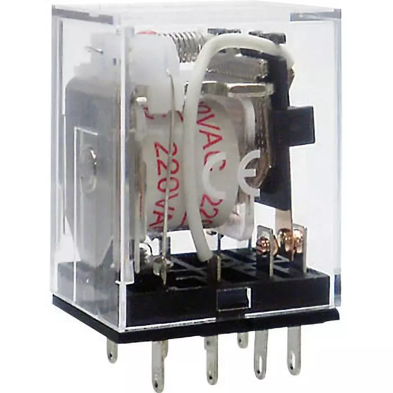 MonotaRO Mini Relay 2 Pole mass 32 g Rated Voltage AC220 V Insulation_Resistance 100 MΩ rated carrying current 5 a, JZX-22F(D)/220AC-2Z6