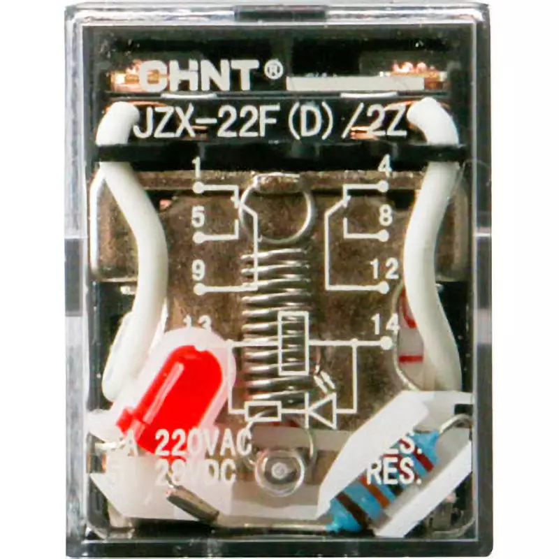 monotaro-mini-relay-2-pole-mass-32-g-rated-voltage-ac220-v-insulation_resistance-100-m-rated-carrying-current-5-a-jzx-22fd220ac-2z6