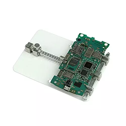 SCHOFIC PCB Circuit Board Holder for Mobile Phone & Other ‎White (Pack of 5)