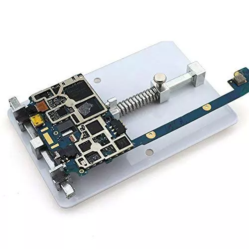 SCHOFIC PCB Circuit Board Holder for Mobile Phone & Other ‎White (Pack of 5)