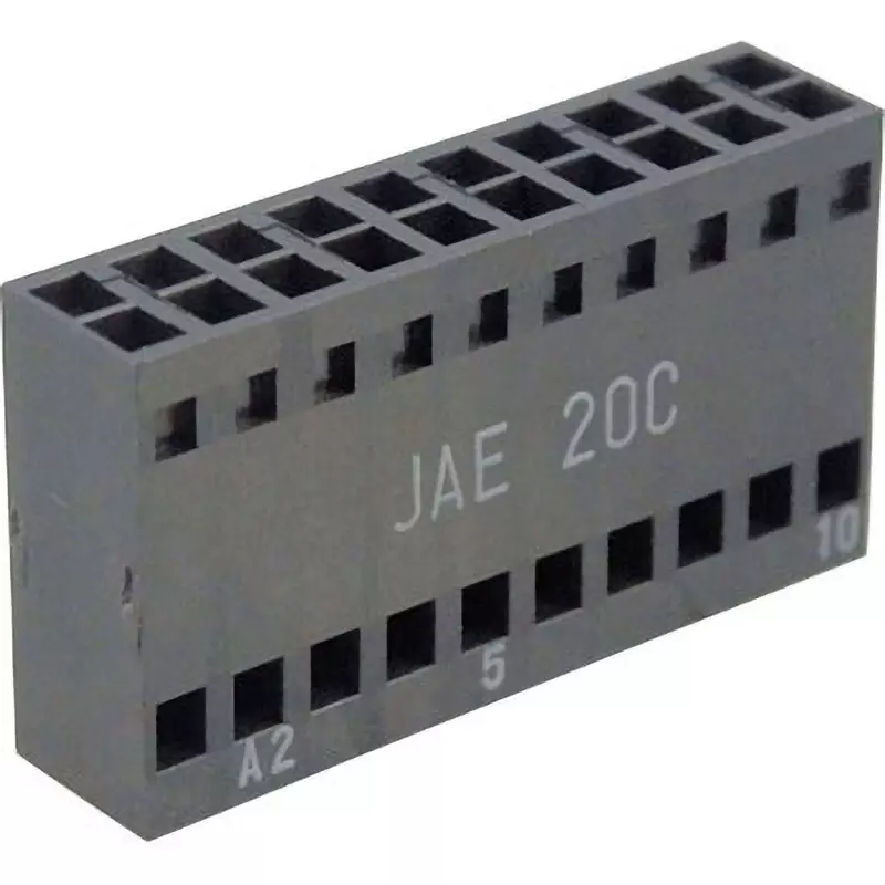 JAE Board To Wire Connector 2.54 mm Pitch Ps Series Socket Housing 2-Row Type, PS-20SD-D4C2