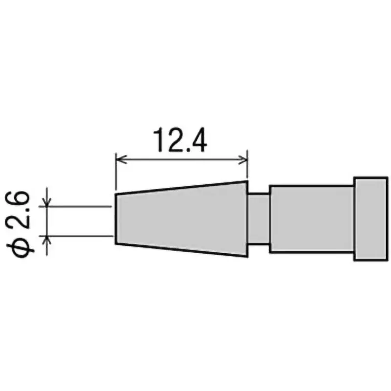 Goot Replacement Nozzle 2.6 mm Tip Diameter, GS-158N