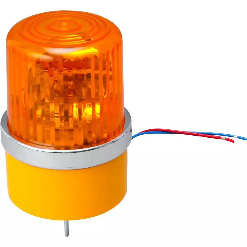 MonotaRO Rotating Light Incandescent Light Bulb mass 0.4 kg Rated Voltage DC24 V Lead Wire Length 270.0 mm, 45983788