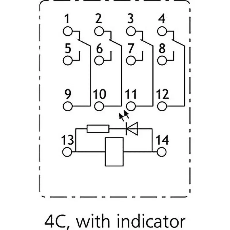monotaro-mini-relay-4-pole-mass-31-g-rated-voltage-ac110-v-insulation_resistance-100-m-rated-carrying-current-3-a-jzx-22fd110ac-4z6