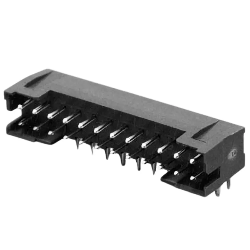 JAE For Board-To-Wire Connection Ly Series 2.0 mm Pitch Pin Header (Through Hole Type) Right Angle Type, LY20-10P-DLT1-P1E-BR