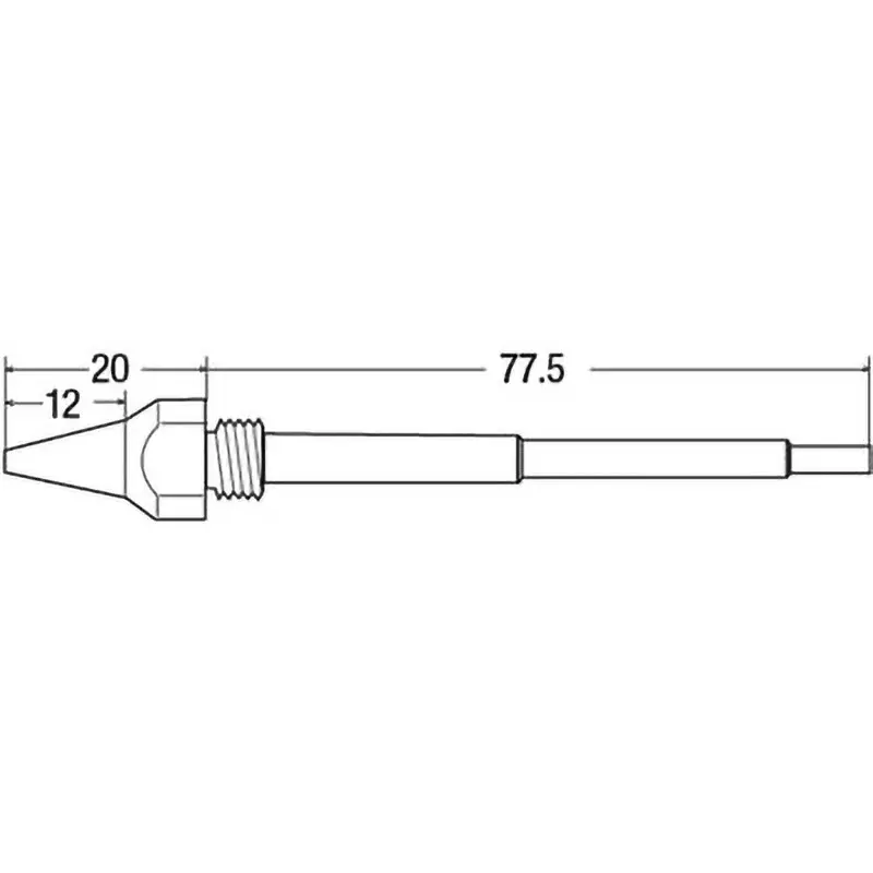 Goot Soldering Iron Replacement Nozzle for TP-100, TP-200AS, TP-100N-25