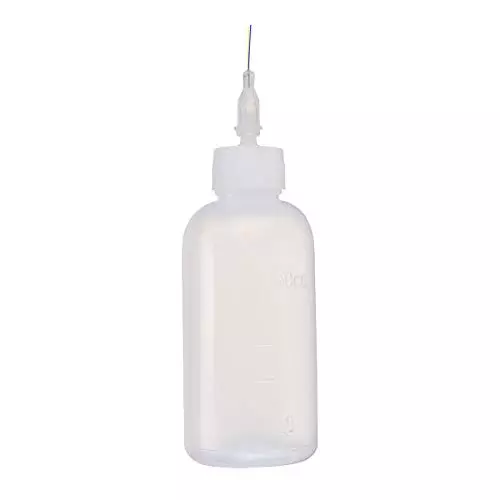 SCHOFIC 50 ml Rosin Flux Alcohol Syringe Bottle for Dispenser Rosin Solder Flux + Needles, ‎ESD-DB-50 (Pack of 50)