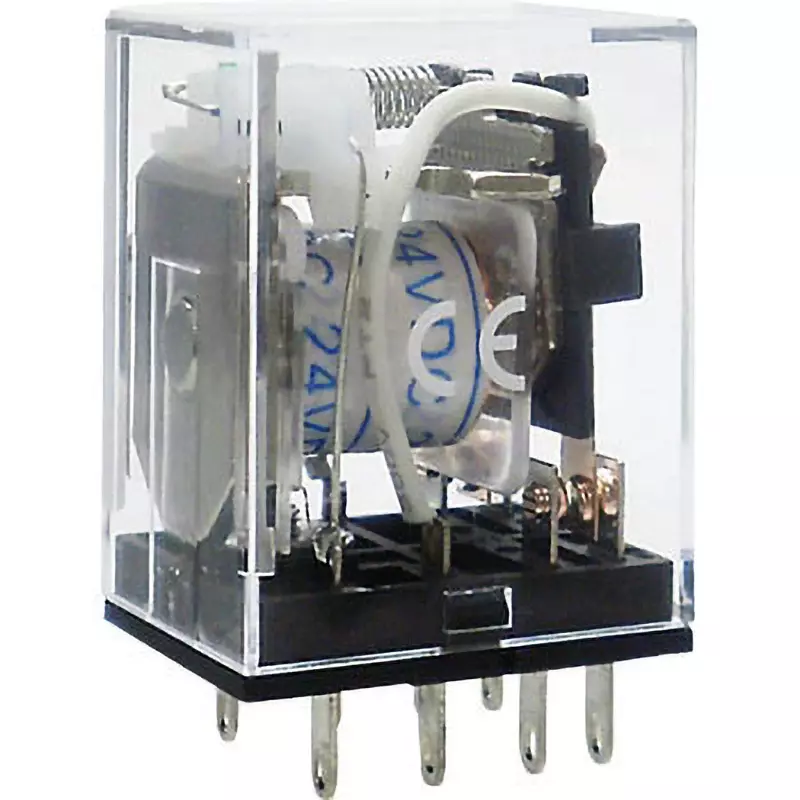 MonotaRO Mini Relay 2 Pole mass 31 g Rated Voltage DC24 V Insulation_Resistance 100 MΩ rated carrying current 5 a, JZX-22F(D)/24DC-2Z6