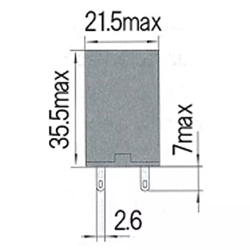 monotaro-mini-relay-2-pole-mass-31-g-rated-voltage-dc24-v-insulation_resistance-100-m-rated-carrying-current-5-a-jzx-22fd24dc-2z6
