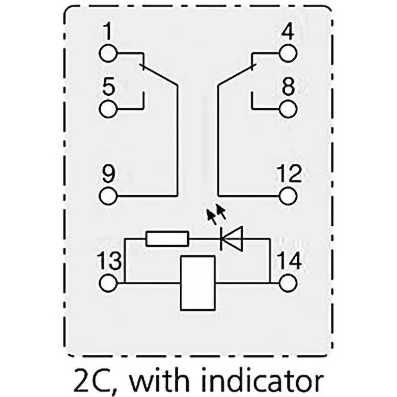 monotaro-mini-relay-2-pole-mass-31-g-rated-voltage-dc24-v-insulation_resistance-100-m-rated-carrying-current-5-a-jzx-22fd24dc-2z6