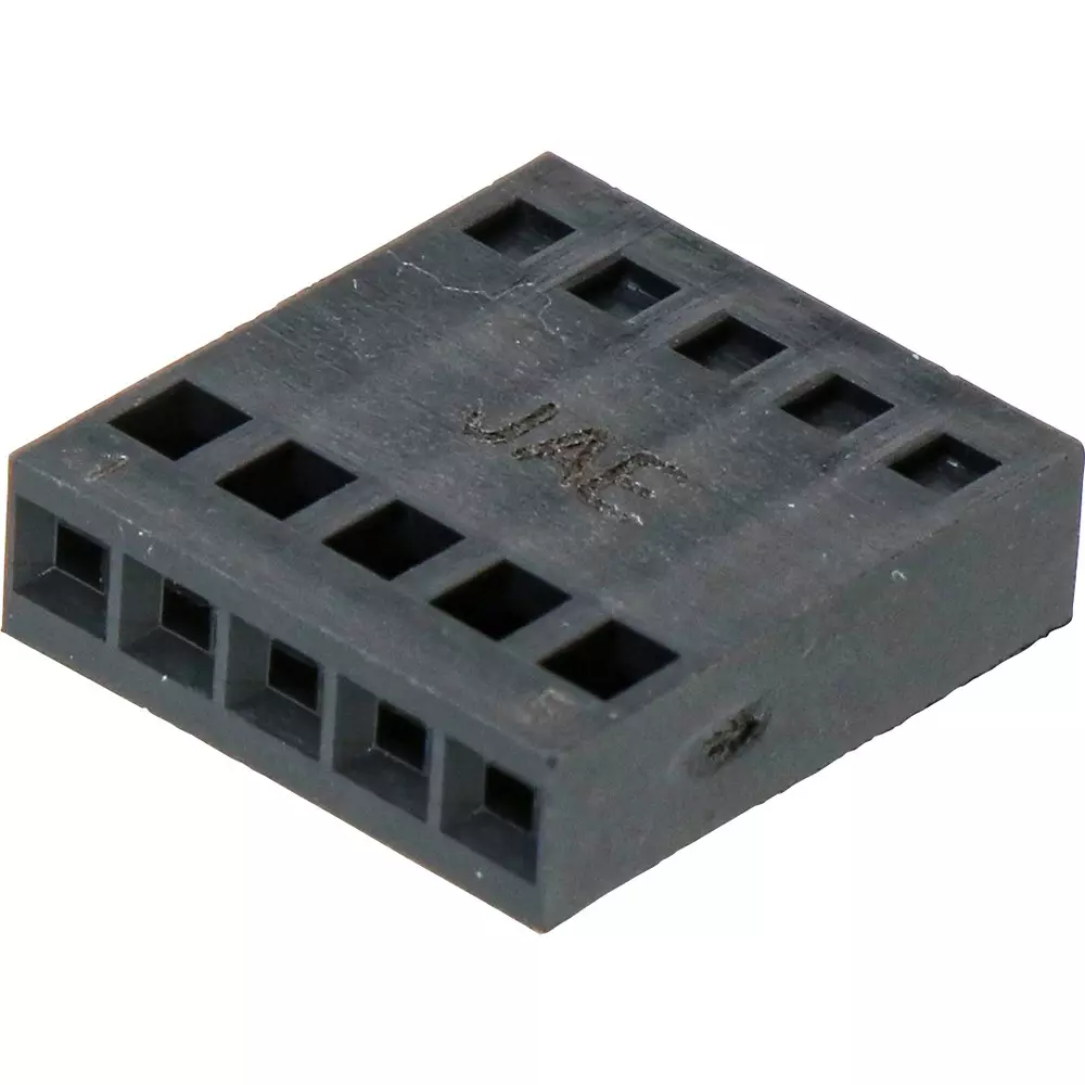 JAE Board-To-Wire Connection Connector 2.54 mm Pitch Ps Series Socket Housing 1-Row Type For Crimping Socket Contact Mounting, PS-5SD-S4C2
