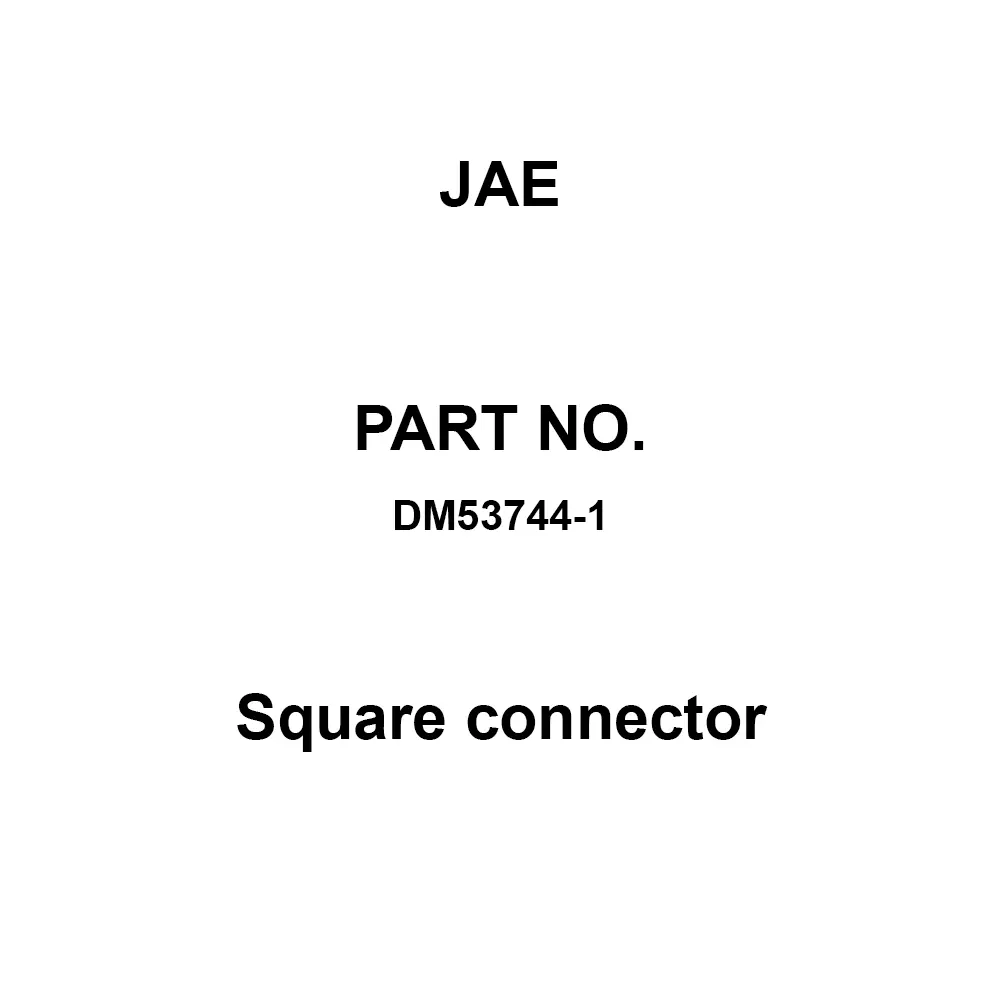 JAE Square Connector Contact Receptacle, DM53744-1 (5 Pcs)