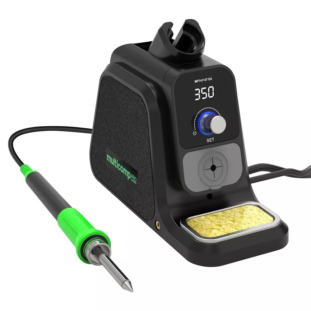 MULTICOMP PRO Solder Station 230 V Supply Voltage VAC EU Plug Type 150 W Output Power, MP741137 EU