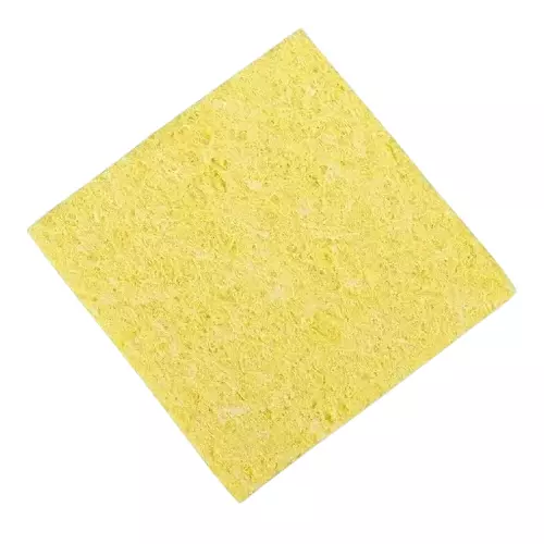 SCHOFIC Soldering Iron Tip Cleaning Sponge 60x60 mm Yellow for Cleaning Oxidation And Debris From Soldering Iron Tips